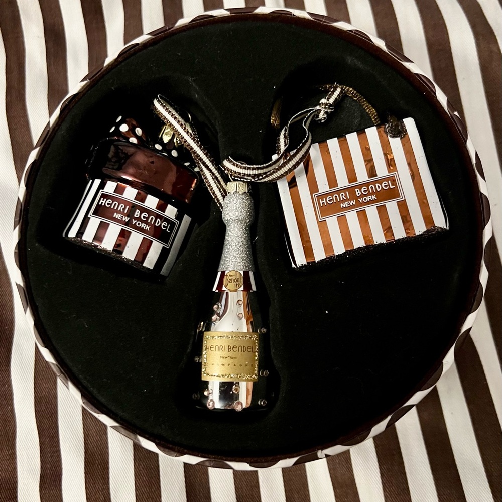 Henri Bendel vintage ornament set - amazing! Enjoy yea round!